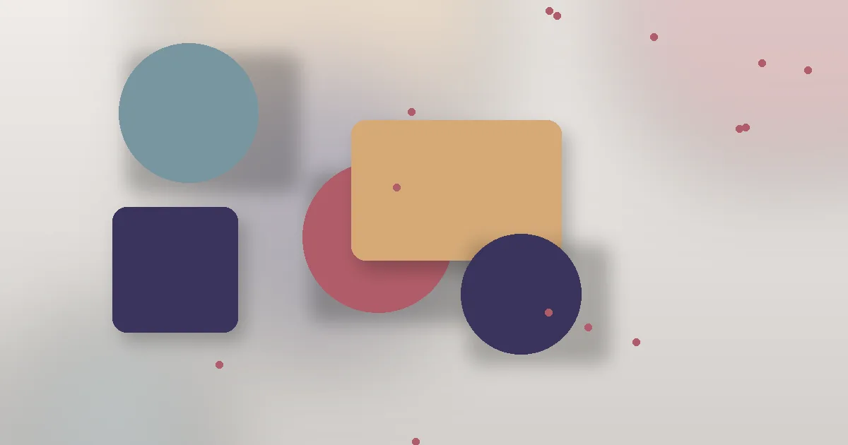 Abstract still life of large folded textiles and soft rounded shapes in plum, rose and cream tones